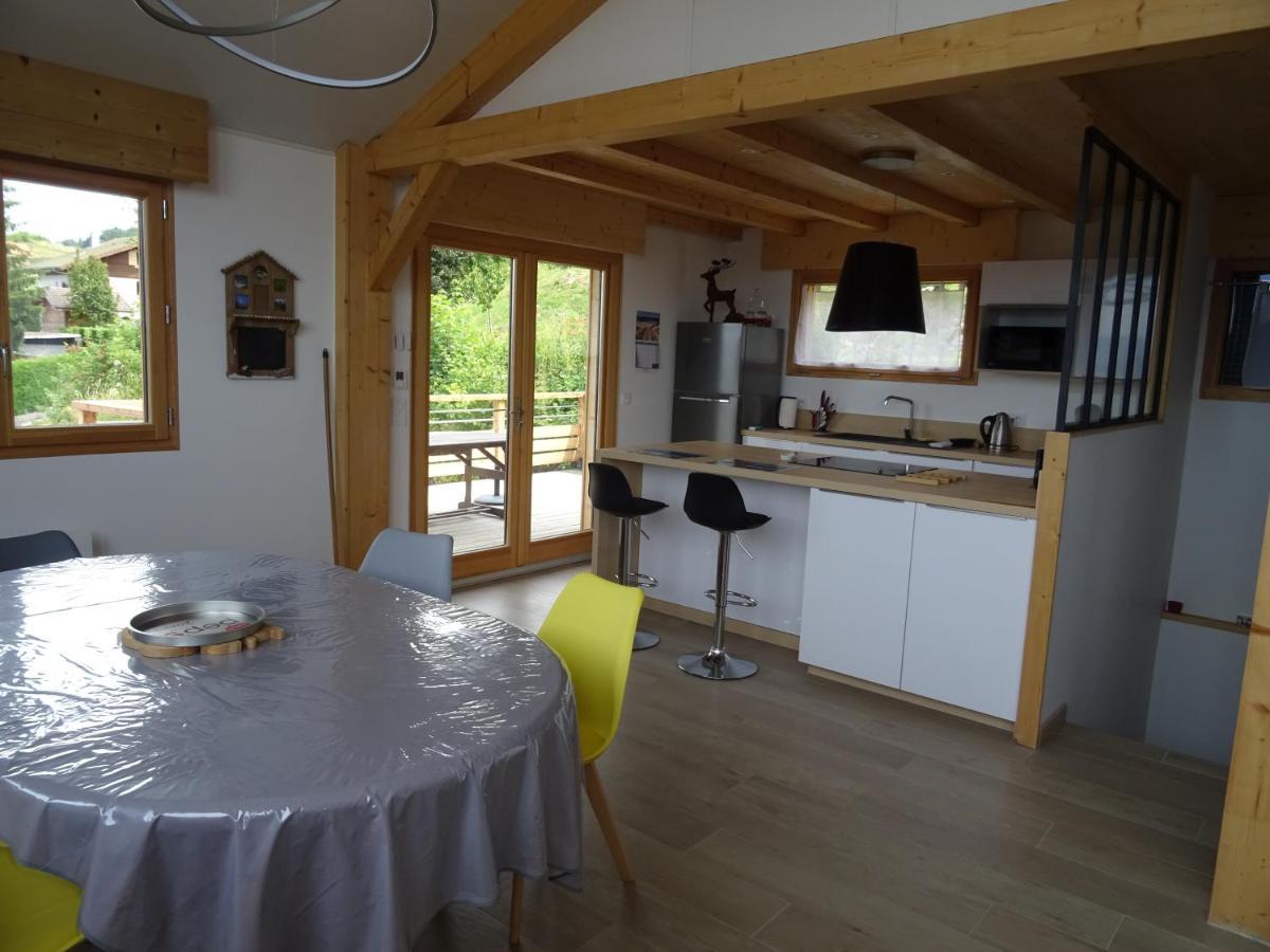 Chalet Neuf 6 Personnes Mont-Saxonnex Exteriér fotografie